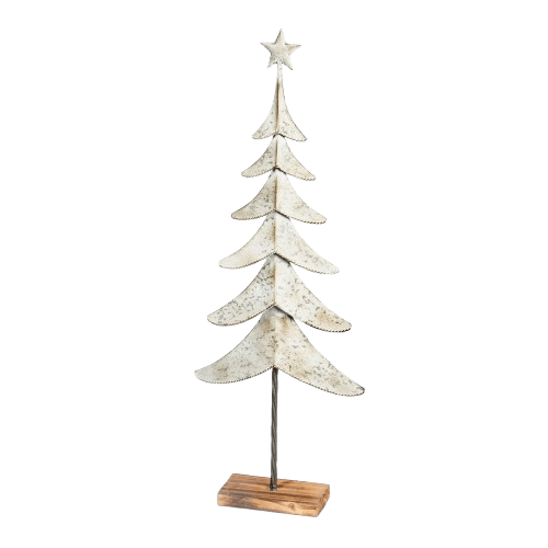 WOOD & IRON XMAS TREE (COLOR)